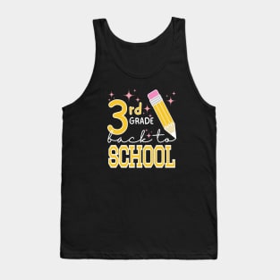 Third Grade Back to School Design Tank Top